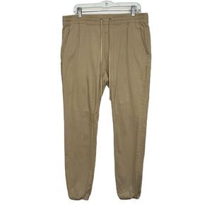 PacSun Men’s Large Jogger Pants Khaki Pull On Drawstring Casual Comfort